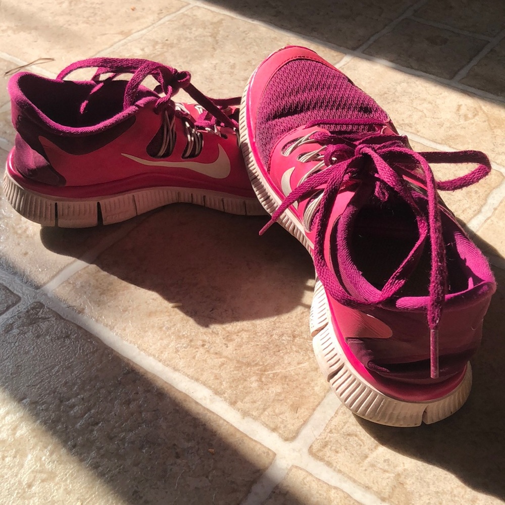 Pink and purple Nike runners!